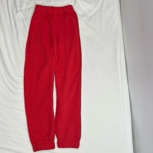 Ganni woman Bold Red Sweatpants